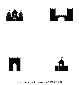 castle icon set