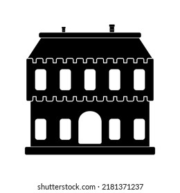 castle icon set, castle vector set sign symbol