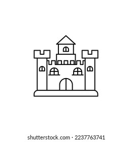 the castle icon is suitable for your web, apk or project with a medieval theme