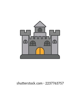 the castle icon is suitable for your web, apk or project with a medieval theme