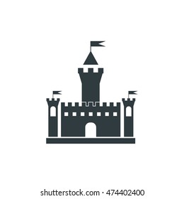 Castle icon, Vector