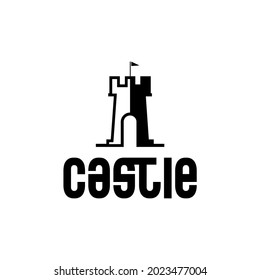 castle icon vector design on white background