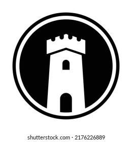 Castle icon vector design template