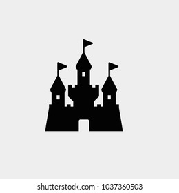 Castle icon. Vector castle icon. Castle illustration