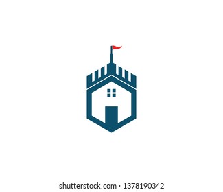 Castle icon vector illustration