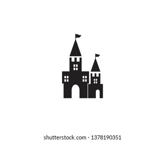 Castle icon vector illustration