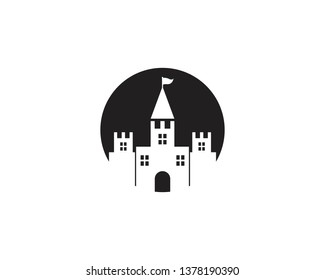 Castle icon vector illustration