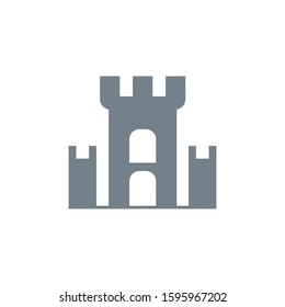 Castle icon Vector Illustration design Logo template