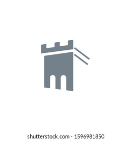 Castle icon Vector Illustration design Logo template