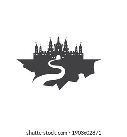 castle icon vector illustration design template