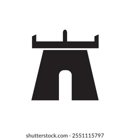 Castle icon vector illustration design
