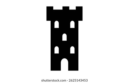 Castle Icon Vector Illustration Design