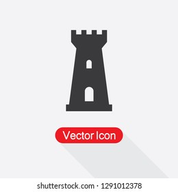 Castle Icon Vector Illustration Eps10