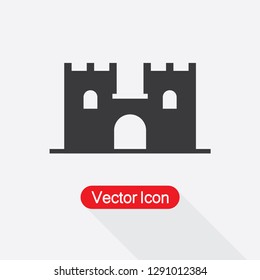 Castle Icon Vector Illustration Eps10