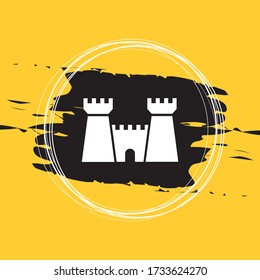 Castle Icon Vector Illustration Eps10