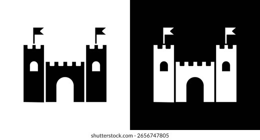 Castle icon Vector scalable graphics
