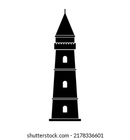castle icon, castle vector sign symbol