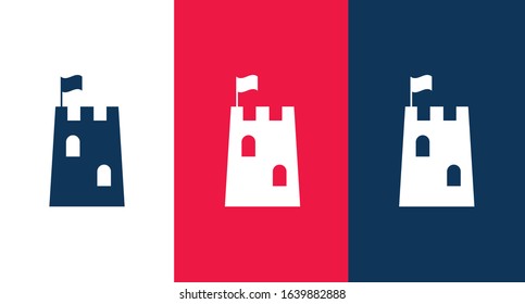 Castle icon for web and mobile