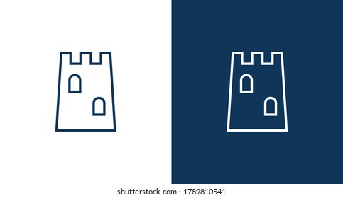 Castle icon for web and mobile