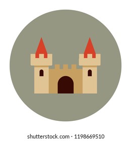 Castle icons set