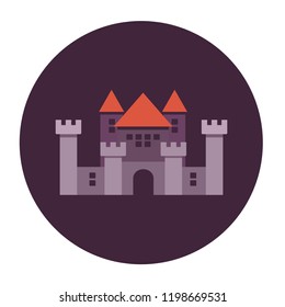 Castle icons set