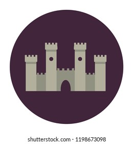 Castle icons set