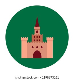 Castle icons set