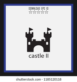 castle II vector icon