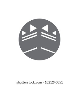 Castle ilustration logo vector template