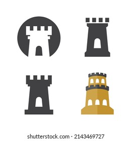 Schlosslogo, Vektorvorlage 