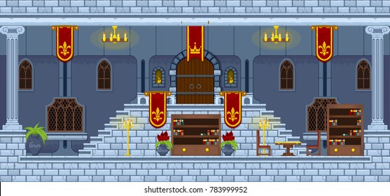 Castle Interior Level Design For Creating Fantasy Adventure Video Games