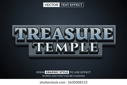 castle king editable text, font effect, 3d text for title