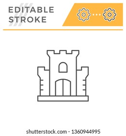 Castle line icon