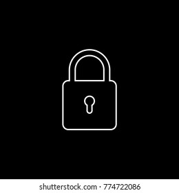 Castle locked vector icon