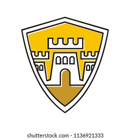 castle logo design