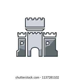 castle logo design