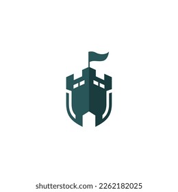 castle logo design inspiration with creative template