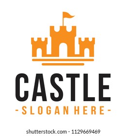 Castle Logo Design Inspiration Vector