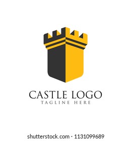 castle logo design, palace logo, fortress logo