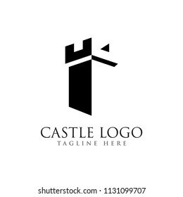 Castle Logo Design, Palace Logo, Fortress Logo