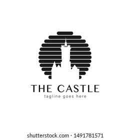 Castle Logo Design, Palace Logo, Fortress Logo