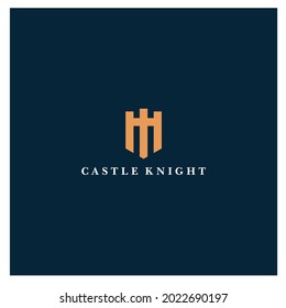 castle logo design, palace logo, fortress logo vector