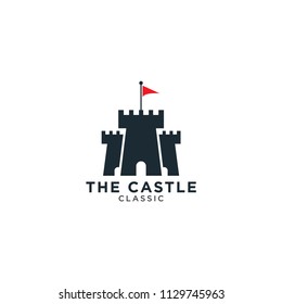 Castle logo design template