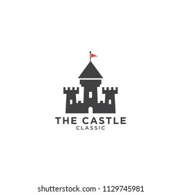 Castle logo design template