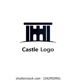 Castle logo design template