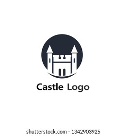 Castle logo design template
