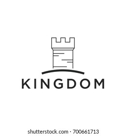 castle logo design template