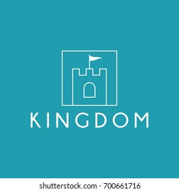 castle logo design template