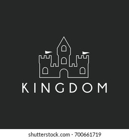 castle logo design template