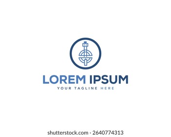 castle logo design vector Simple medieval building design. Perfect for corporate branding and great tower logo with modern design.